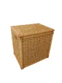 Плетеный короб для хранения Балтийская Лоза, бежевый, 40x30x40 см, ручная работа