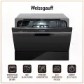 Настольная посудомоечная машина Weissgauff TDW 4017 DS, А класс мойки, А класс сушки