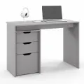 Письменный стол с тумбой, с ящиками Есэндвич S Grand Лаворо 110х50х75 см (Вулканический серый)