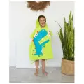 Полотенце-пончо детское махровое Крошка Я Дино 60*120см, 100% хлопок