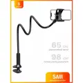 Гибкий держатель для телефона SAIJI, 98 см чёрный в коже, подставка для телефона настольная