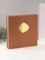 Фотоальбом на 500 фото 10×15 см «Текстуры», в коробке, карамель, 4.7×33×34 см