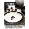 Domenik Тарелка десертная Rock Black 21 см чёрный 21 см 1 396 мл 21 см 2.5 см 21 см