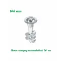 Саморез пластиковый прозрачный CB-SCREW 30 мм. 100 шт. Для рекламных картонных конструкций. Саморез для картона, пенокартона, утеплителя. ЗЛН Home Work Club Posm