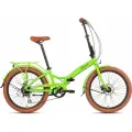 Велосипед HORH KAYO 8SP MD 24, складной ригид, взрослый, алюминий, Green зеленый, рама 24, на 155-190 см