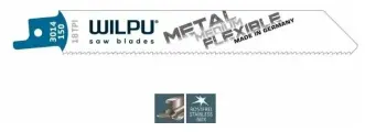 Полотно по металлу 3014/150 Bi-metal (5 шт; 150х19х0.9 мм; 130 мм; 18 TPI) WILPU 1441500005