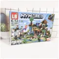 Конструктор LB+ Minecraft Сражение в деревне, 426 деталей, Nasplus