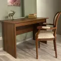 Стол письменный Екатерина, Орех, без тумбы, классический стиль, Miassmobili
