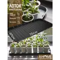 Лоток универсальный AHOME, влагостойкий, чёрный, с бортиками, 70x37 см