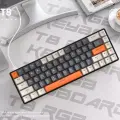 Клавиатура механическая русская Wolf T8 игровая с RGB подсветкой проводная для компьютера ноутбука Gaming/game keyboard usb светящаяся