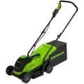 Газонокосилка аккумуляторная Greenworks GD24LM33, 24V, 33 см, бесщеточная, без АКБ и ЗУ, 2516107