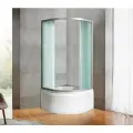 Душевой уголок River Don 90/44 MT с поддоном, стекло матовое, профиль хром
