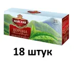 Майский Чай в пакетиках Корона Российской Империи черный, 25 пакетиков, 18 штук
