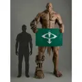Флаг легиона Чёрный Легион Космодесант Астартес Вархаммер Warhammer 40000, 90х135 см, на сетке для улицы, для флагштока