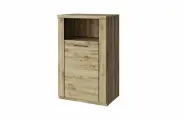 Тумба прикроватная Anrex DOORSET 1DN, 94.6 x 41 x 58.6 см, цвет: Дуб Наварра