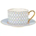 Чашка с блюдцем чайная Императорский фарфоровый завод Идиллия Азур №1 250 мл