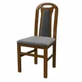 Стул деревянный астра, массив бука, испанский орех темно-серый