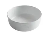 Накладная раковина Ceramicanova Element CN6073MW 36 фарфоровая, без отверстия под смеситель, раковина для ванной, 35, 6 см, круглая, белая