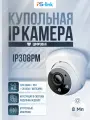 Купольная камера видеонаблюдения IP PS-link IP308PM матрица 8Мп с POE питанием и микрофоном