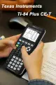 Графический калькулятор TEXAS INSTRUMENTS TI-84 PLUS CE-T Python Edition, Высокорезолюционный дисплей с RGB-подсветкой, Аккумулятор с зарядкой, Функция MathPrint
