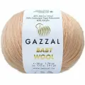 Пряжа Gazzal BABY WOOL 834 персик (5 мотков)