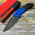 Нож складной Kershaw KS7100GBLUBLK Launch 1, MagnaCut Blade, Black Blue Handle