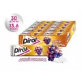 Жевательная резинка DIROL , без сахара, со вкусом винограда 30 шт по 13,6г.