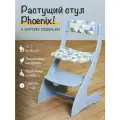 Растущий стул для детей Phoenix с 2 до 16 лет с мягким сиденьем