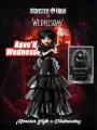 Monster High Кукла Монстр Хай Mattel Wednesday Rave'n / Уэнсдей Аддамс C черном готическом платье, Школа монстров