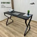 Стол письменный VOLT 91х60х75 (черный), стол игровой, стол компьютерный, ножки металл.