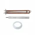 Комплект ТЭН 2 кВт (2000 Вт) RF для водонагревателя Electrolux, Thermex, под анод М6 контакты под винт + прокладка + анод, 20114K