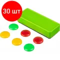 Комплект 30 наб, Набор принадл. для магн.-маркерных досок Attache (губка и магниты)