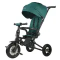 Велосипед складной трехколесный, с ручкой управления QPlay Nova, зеленый