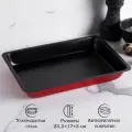 Противень Доляна Ренард, прямоугольник, 1003550, 1 шт., 17х25.5 см 1 красный/черный 25.5 см 3 см