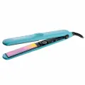Выпрямитель для волос Gamma Piu Rainbow, голубой, плавающие пластины, мощность 43 Вт