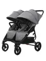 Коляска для двойни Valco Baby Snap Duo Flatt Matt, цвет: Cool Grey