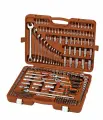 Набор инструмента универсальный Ombra 1/4, 3/8, 1/2DR, 216 предметов OMT216S