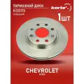 Тормозной диск Kortex для Chevrolet Aveo 03- перед. вент.(d-236mm) OEM 92133400, 96471274, 96574633, DF4439, KD0061, KD0115, R3020