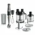 Погружной блендер Braun Multiquick 9 MQ9185XLI, 1200 Вт, миксер, комбайн, ломтерезка