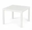 Садовый стол Ротанг-плюс, 94х94х74 см, белый М8693
