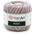 Пряжа YarnArt 'Violet Melange' 50гр 282м (100% мерсеризированный хлопок) (504 меланж) 6 шт
