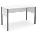 Стол письменный Svogen графит-белый