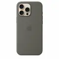 Чехол Силиконовый MagSafe для iPhone 16 Pro Max, Silicone case MagSafe для айфон 16 Про Макс -Stone Gray