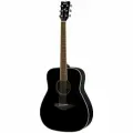 Акустическая гитара Yamaha FG820, 6 струн, верхняя дека из массива ели, цвет черный