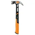 Молоток столярный Fiskars, с гвоздодером, сталь, композитная ручка, 0.8кг (1027203)