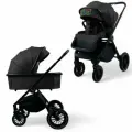 Коляска 2 в 1 Bubago Bloom черный