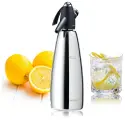 Сифон для газирования напитков Classic Soda Siphon / Классик Сода Сифон 1л, нерж. сталь (матовый), тм MOSA