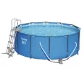 Бассейн Bestway 5614S Steel Pro Max, круглый, каркасный, лестница в комплекте