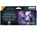 Набор акриловых красок Vallejo серии Fantasy Pro - Imperial Purple Set 74104, 8 шт по 17 мл