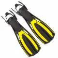 Ласты для дайвинга и снорклинга Scorpena Tahiti желтые, размер 39-41